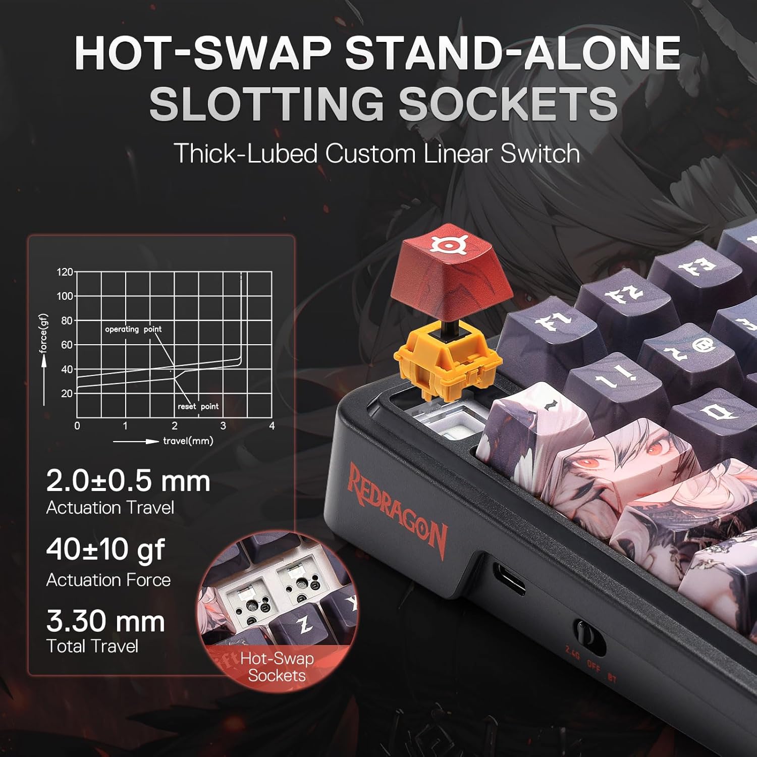 Redragon K719 PRO Wireless Gas - Gaming Keyboard Thocky review and price