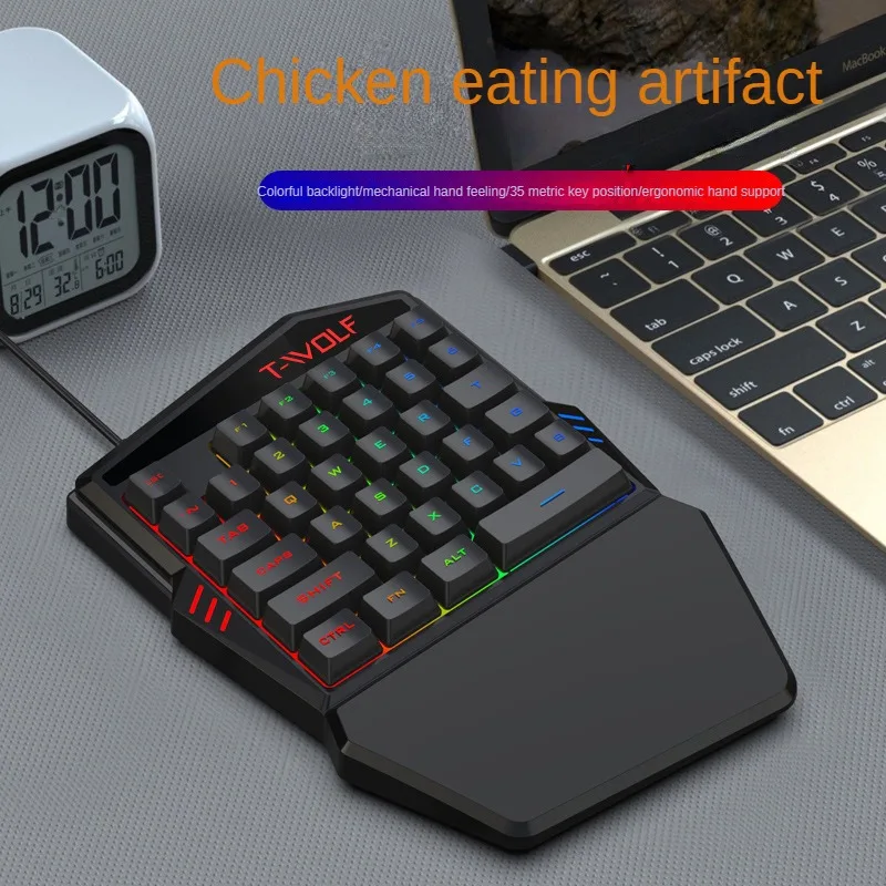 T-WOLF TF900 One Handed Keyboa - Gaming Keyboard Mouse And Headset Combo review and price