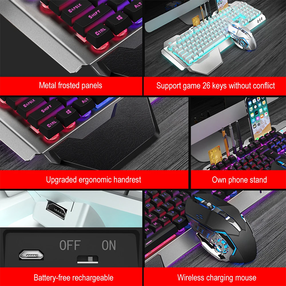 K680 Rechargeable 2.4G wireles - Gaming Keyboard And Mouse For Xbox review and price