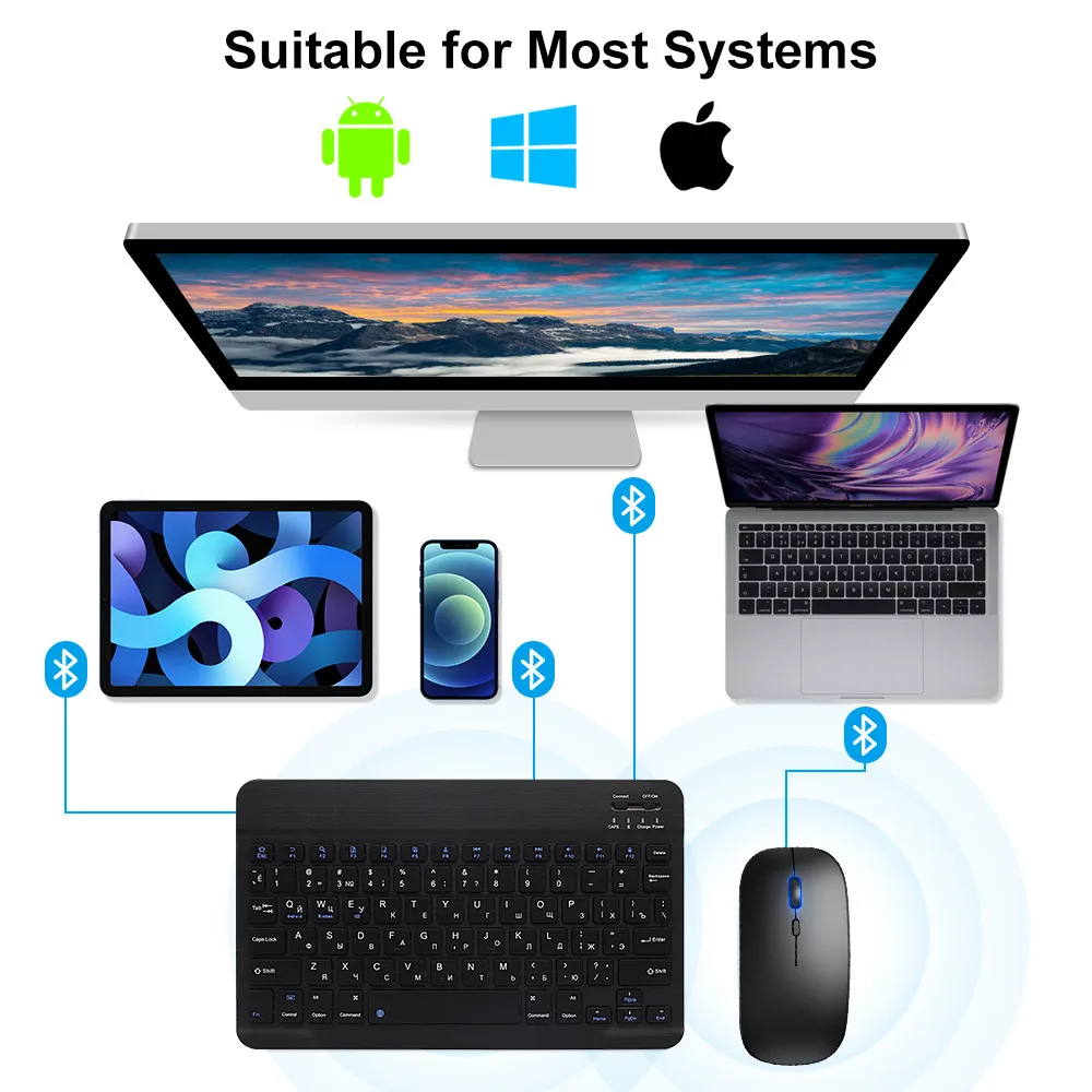 New 2025 Bluetooth Wireless Ke - Gaming Keyboard Wireless review and price