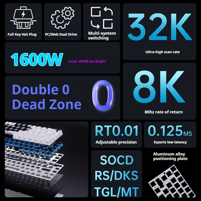 AJAZZ ALUX68 Wired Mechanical  - Gaming Keyboard Thocky review and price