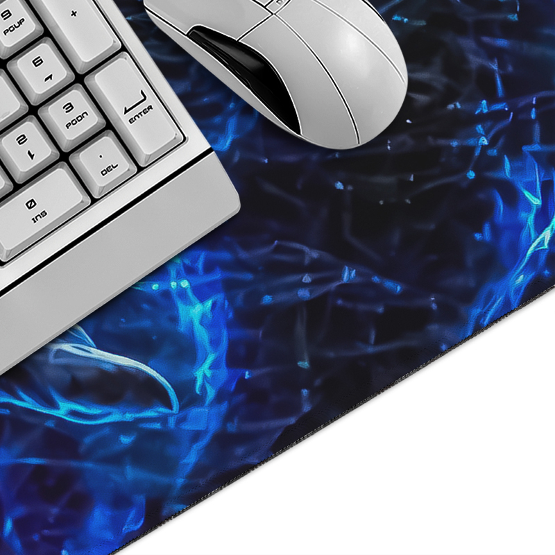 Mouse Pad Blue Death Gaming XL - Gaming Keyboard Blue review and price