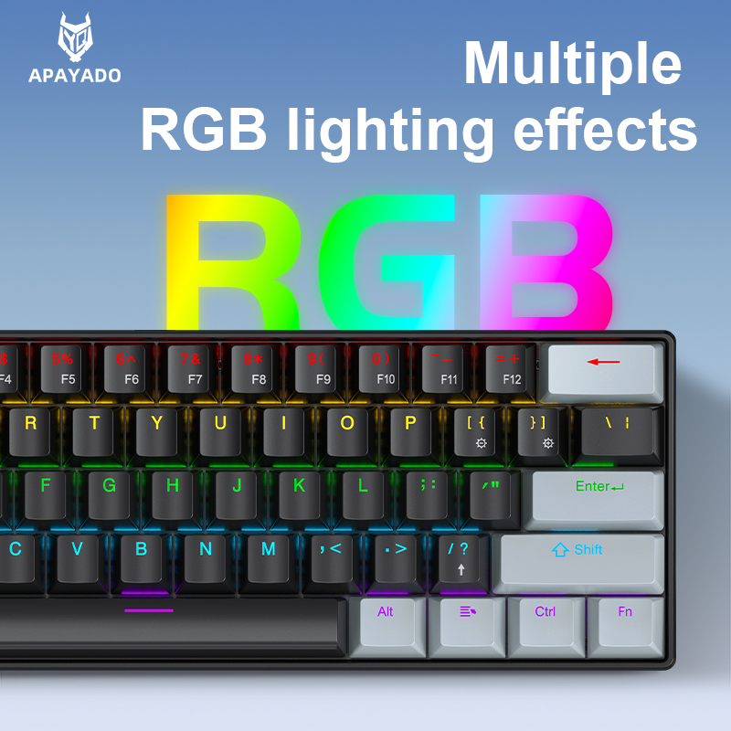 APAYADO K61 Mini Mechanical Ke - Gaming Keyboard Blue review and price