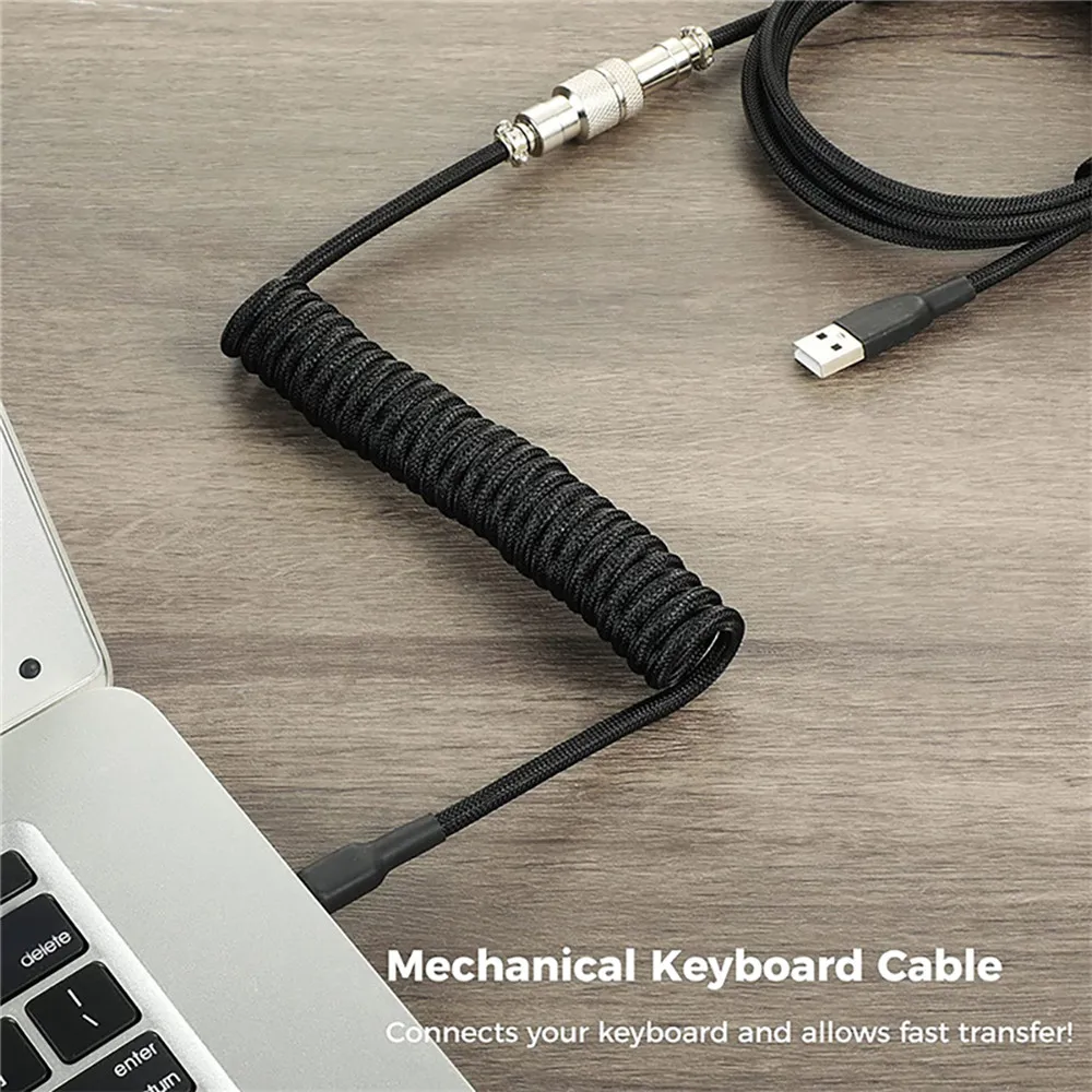 New Mechanical Keyboard Coiled - Gaming Keyboard Types review and price