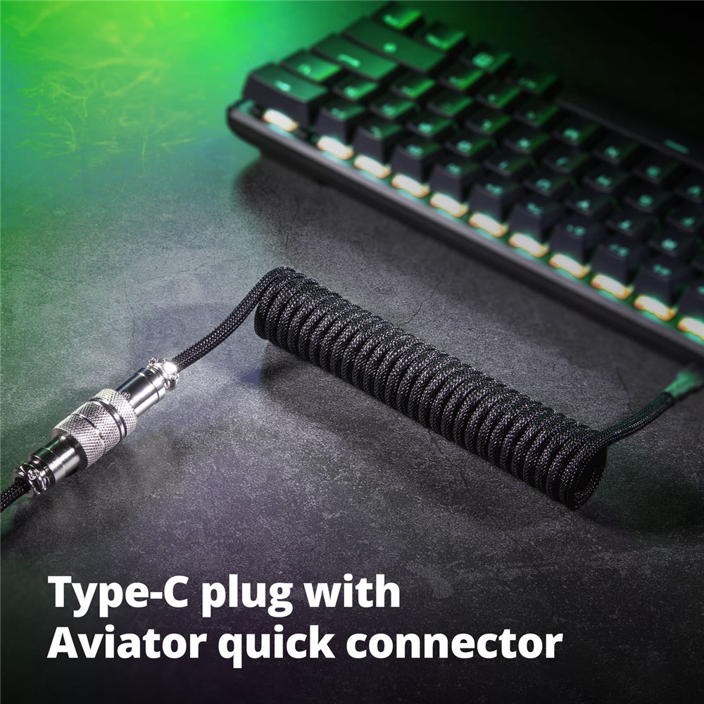Mechanical Keyboard Coiled Cab - Gaming Keyboard Types review and price