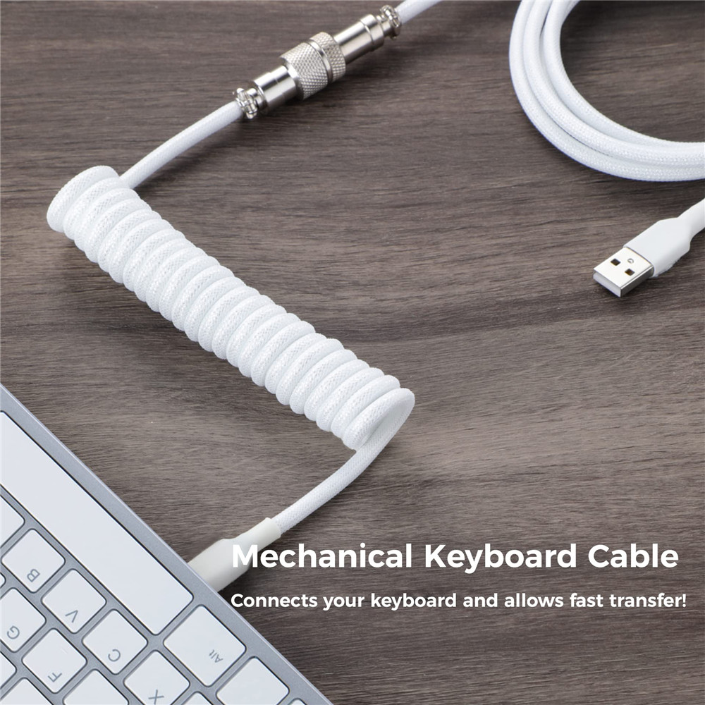 Mechanical Keyboard Coiled Cab - Gaming Keyboard Types review and price