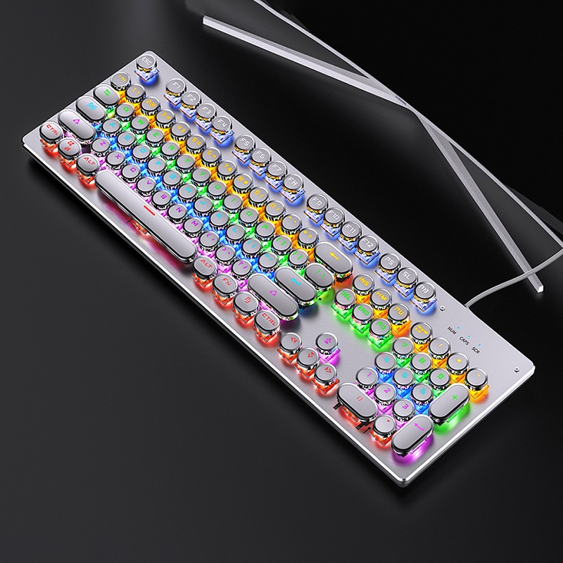 Retro Punk Mechanical Keyboard - Gaming Keyboard And Mouse For Xbox review and price