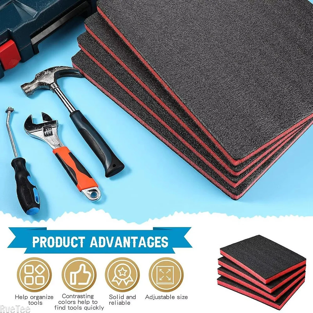 4Pcs Tool Box Foam Inserts Pac - Polyurethane Foam Sheet review and price