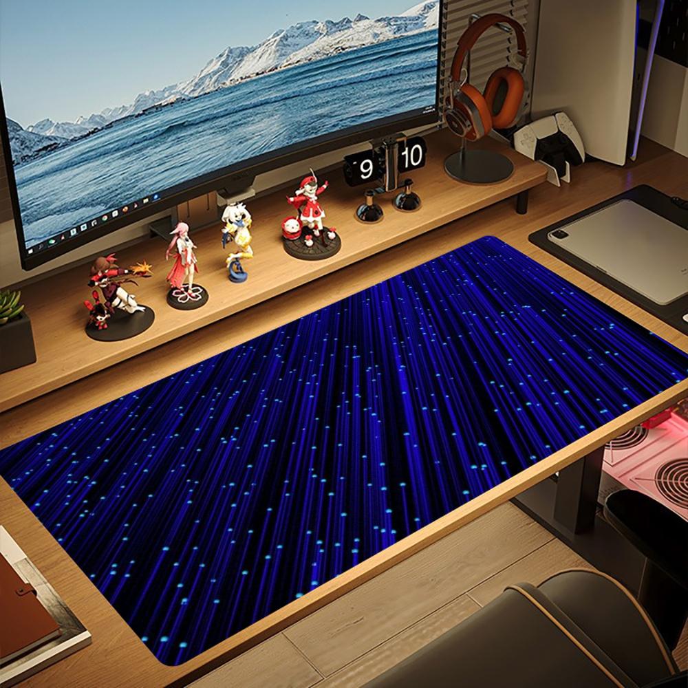 Large Mousepad Blue Starry Met - Gaming Keyboard Blue review and price
