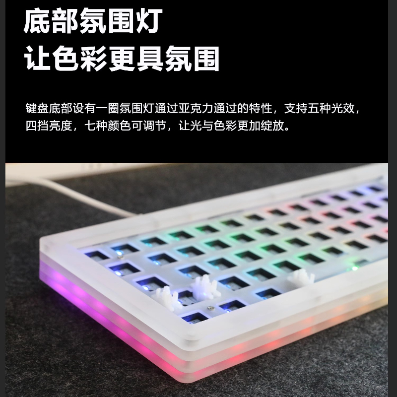 Acr 68Pro Acrylic Transparent  - Gaming Keyboard Bundle review and price