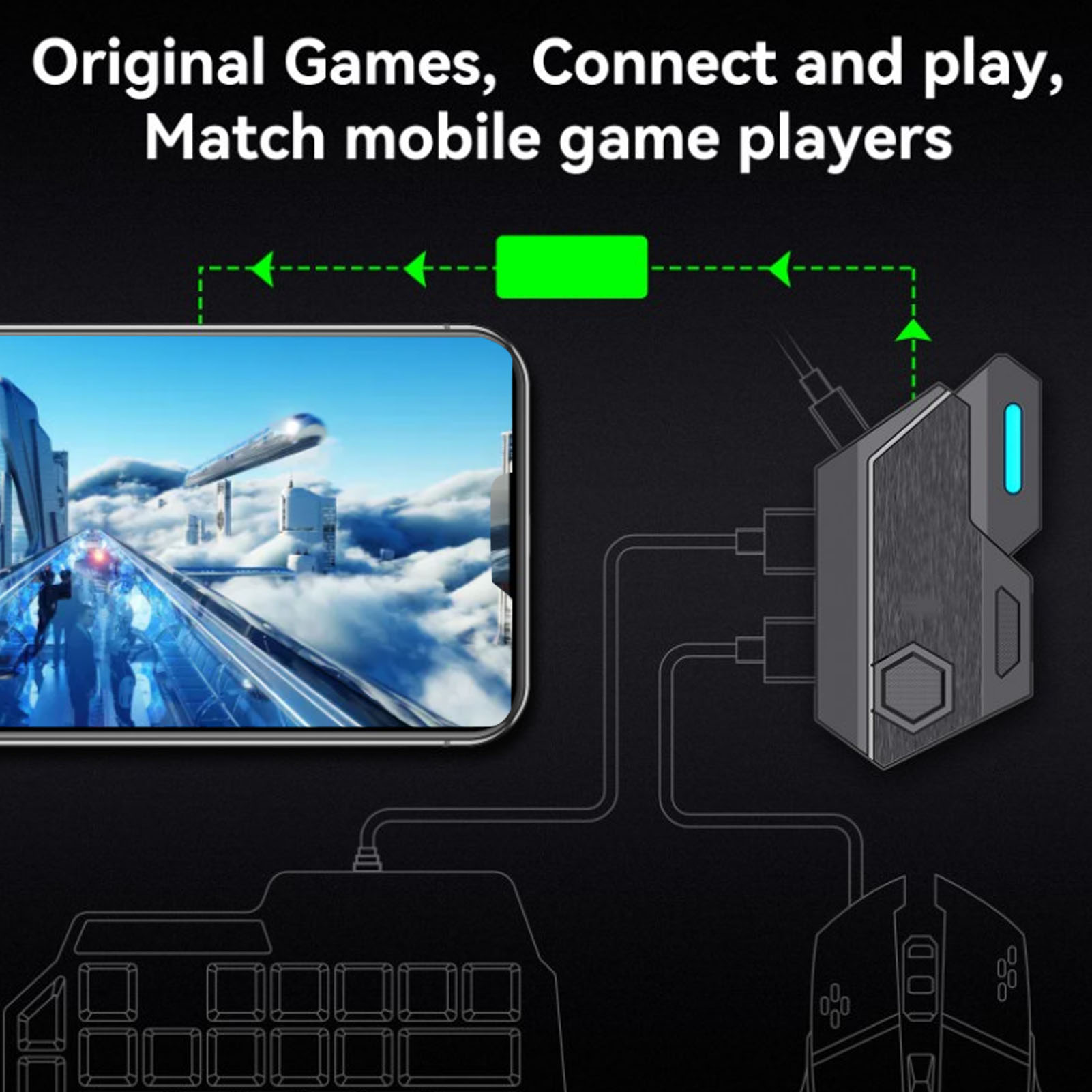 Mobile Game Combo Pack Bluetoo - Gaming Keyboard And Mouse Mobile review and price