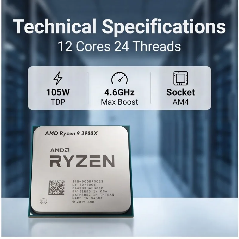 AMD Ryzen 9 3900X Processor CP - Amd Cpu Ryzen 9 review and price