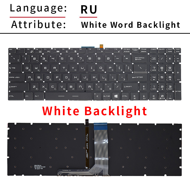 US/RU/SP/FR/TR/AR/NE Backlit K - Gaming Keyboard Backlit review and price