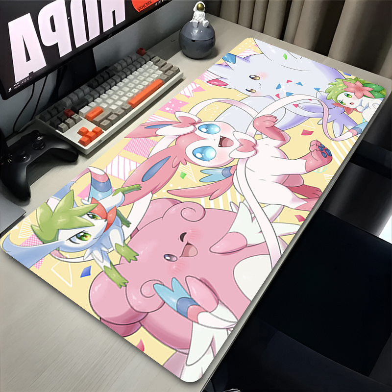 Large Pink Cute Mousepad XXL G - Gaming Keyboard Top review and price