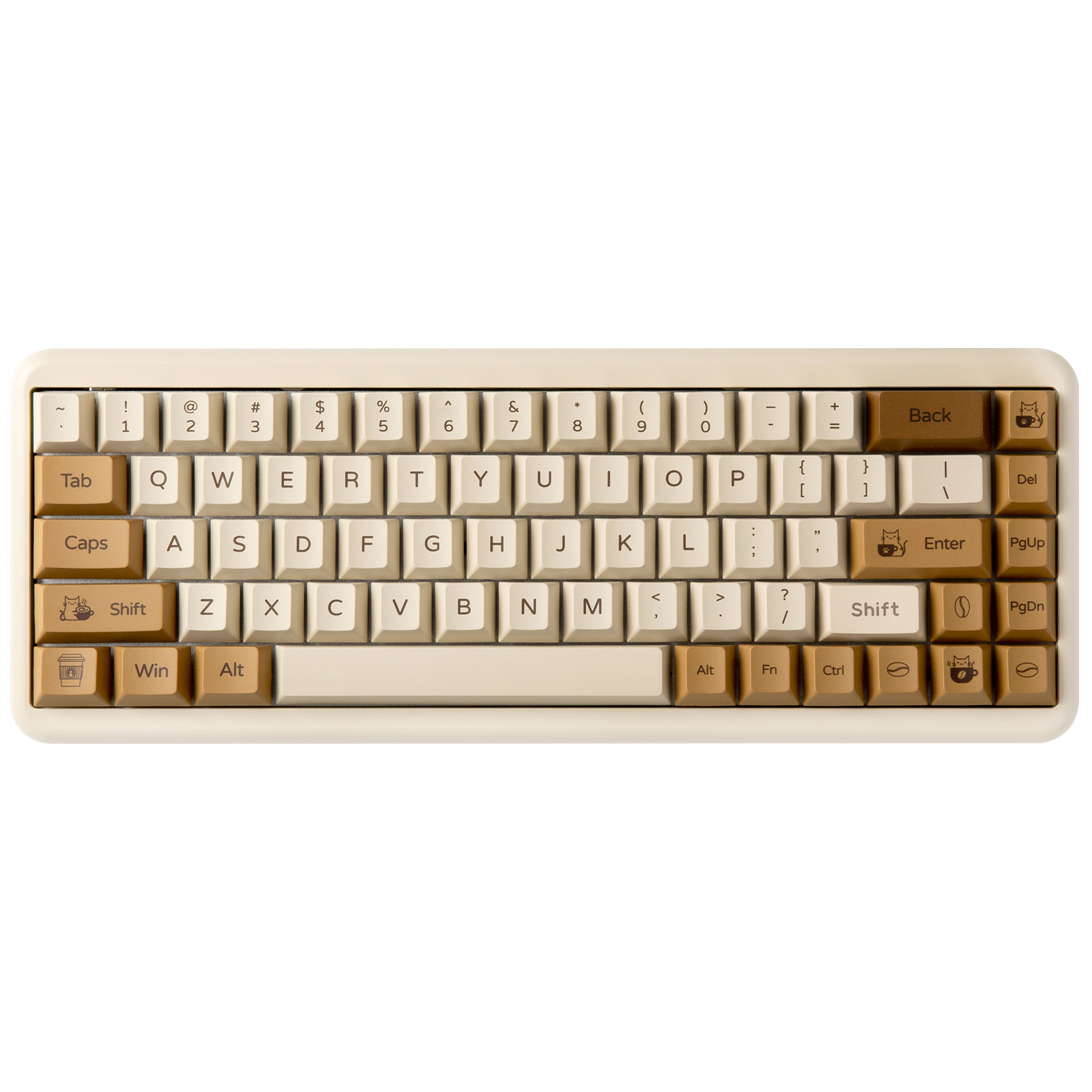 YUNZII Coffee Cat PBT Keycaps, - Gaming Keyboard Bundle review and price