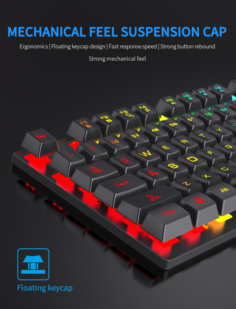 104 Key Backlit Mechanical Key - Gaming Keyboard And Mouse For Xbox review and price