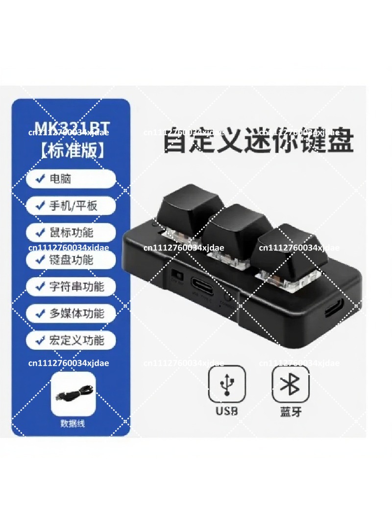 3-Key USB BT Dual-Mode Mechani - Keyboard Gaming Blue Switch review and price